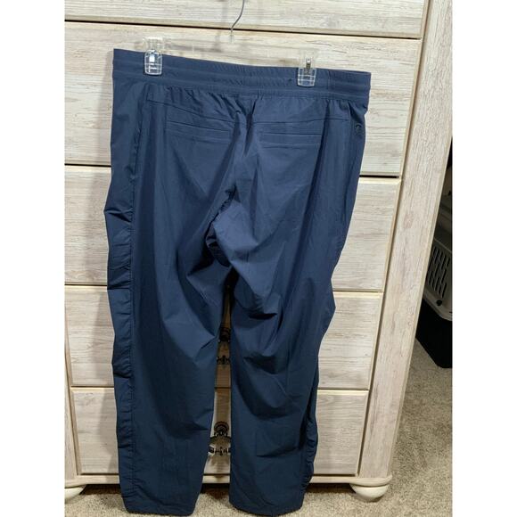 Kuhl Freeflex Navy Drawstring Activewear Pants - Gorpcore- Women's Large - Picture 5 of 7